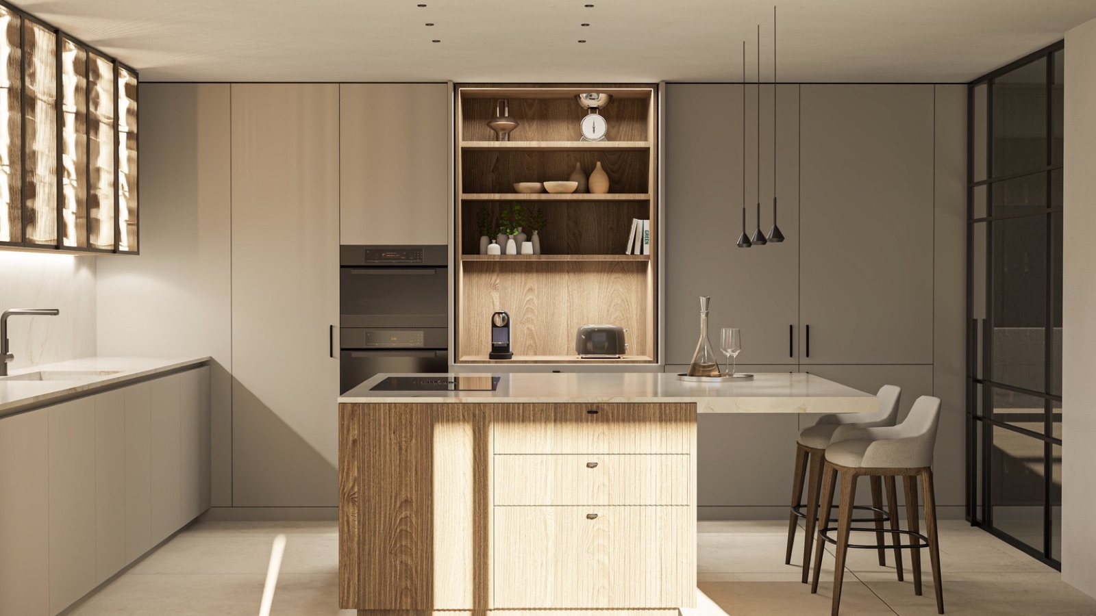 The Italian Arrital kitchen